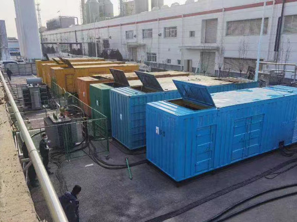 荆门柴油发电机出租案例展示